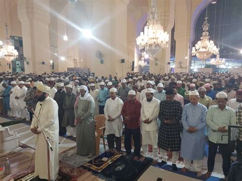 Photos Taraweeh Performed At Various Mosques In Hyderabad