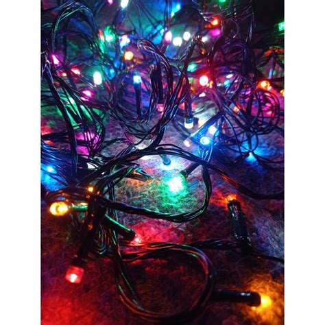 Jual Lampu Natal Lagu Musik Led Tumblr Warna Warni Warm White Putih