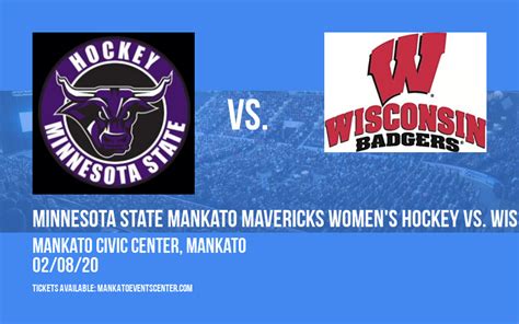 Minnesota State Mankato Mavericks Women's Hockey vs. Wisconsin Badgers ...