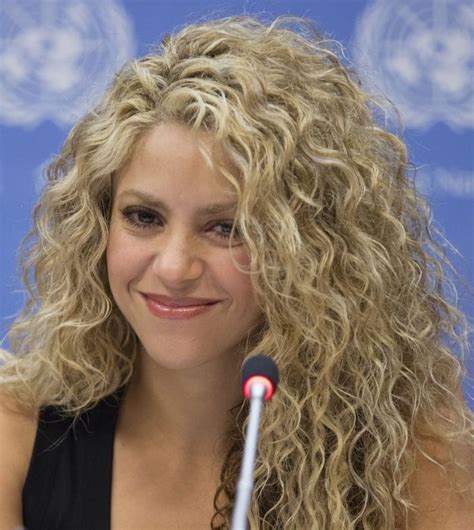 Shakira Shakira Hair Curly Hair Care Blonde Curly Hair
