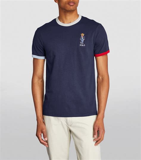 Polo Ralph Lauren Cotton Regatta Bear T Shirt Harrods Us