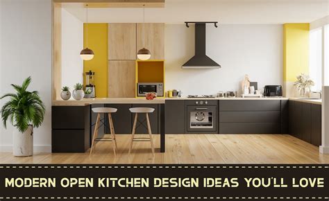 10 Fabulous Modern Open Kitchen Design Ideas