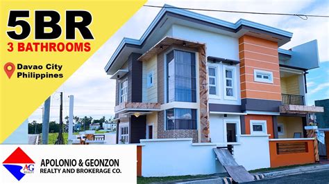 Elegant 5 Bedrooms 2 Storey House For Sale Near Davao Airport Located