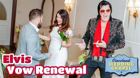 Marius Jennifer S Elvis Vow Renewal In Las Vegas Graceland Chapel