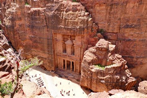 Al Khazneh `the Treasury` In Petra Jordan Stock Photo Image Of East