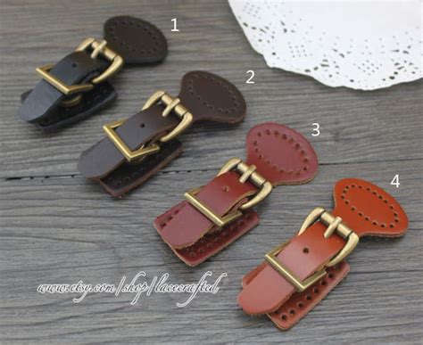 1set Real Leather Buckles With Magnetic Snap Handbag Leather Etsy