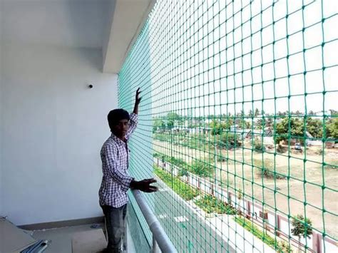 Polyethylene Grill Balcony Bird Safety Nets At Rs 14sq Ft In Hyderabad