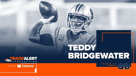 Broncos agree to trade for QB Teddy Bridgewater