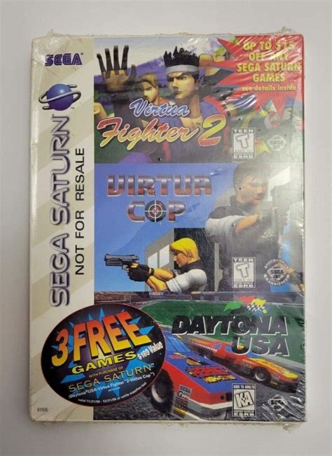 Virtua Fighter Virtua Cop Daytona Usa Sega Saturn Free Games New