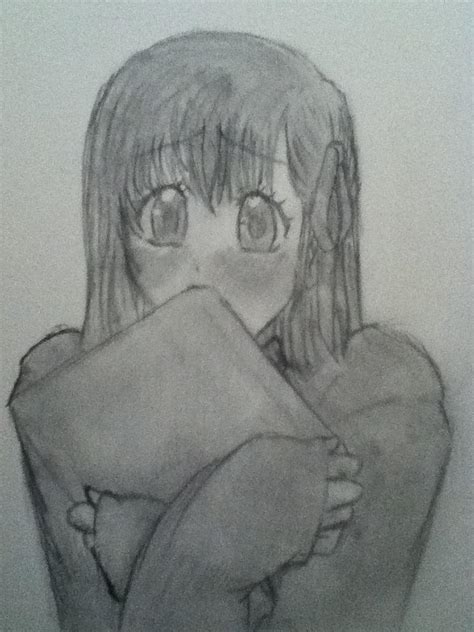 Blushing/Shy Anime Girl by SelacePryde on DeviantArt