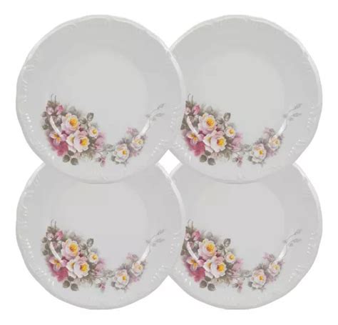 Platos Planos Eterna De Porcelana Schmidt Mercadolibre