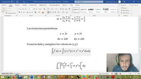 Tarea C Lculo Multivariado Integrales De L Nea Youtube