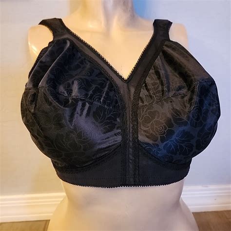 Playtex Bra 44dd Black Wireless Unlined 4693 Ebay