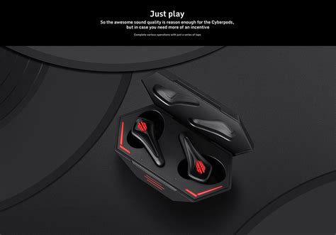 Nubia Red Magic Cyberpods Tws Gaming Earbuds Gadgetoo Bd