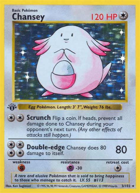 Metal Chansey Pokemoncard