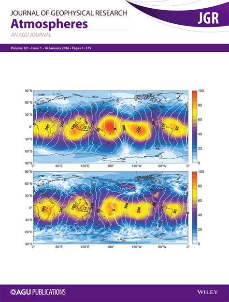 Journal Of Geophysical Research Atmospheres Vol 121 No 1