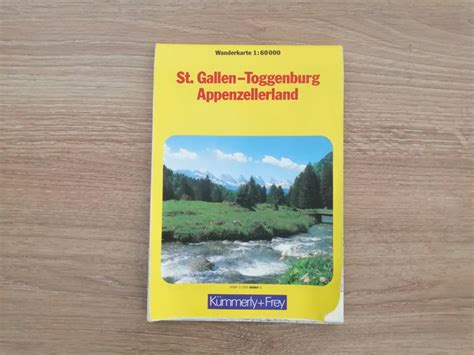 Wanderkarte St Gallen Toggenburg Appenzellerland 1 60000 Kaufen Auf