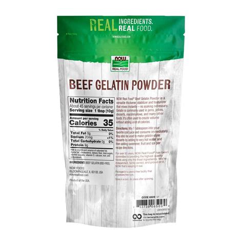 Beef Gelatin Powder 4 Lb Cooks Natural Market