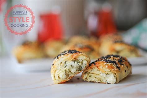 Turkish Feta Cheese Borek Recipe - Turkish Style Cooking