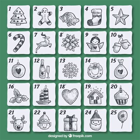 How To Draw An Advent Calendar Ryann Florence