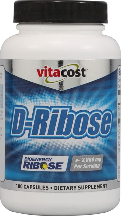 Vitacost D Ribose Bioenergy Ribose Mg Per Serving