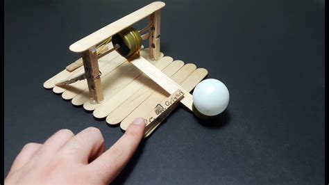 DIY How To Make A Catapult That Shoot Ping Pong Ball Easy Tutorial