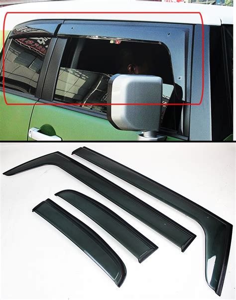 Buy Premium Clip On Offroad Smoke Tinted Rain Guard Window Visor