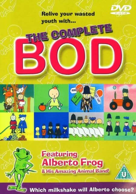 Bod Dvd Complete Series 1975 Alberto Frog Animated Rare John Le