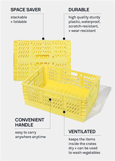 A+ Collapsible Folding Crates- Large – Shop Miss A