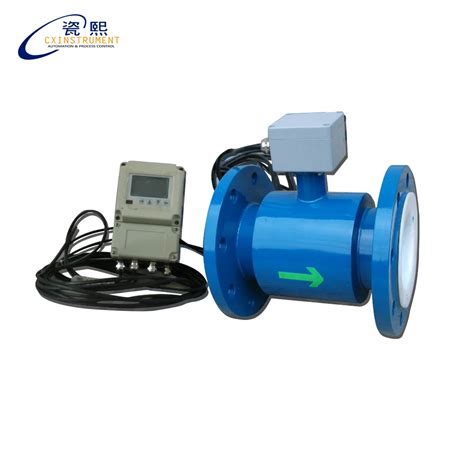 Dn50 Carbon Steel Electromagnetic Flow Meter With Pulse And 4 20ma Output Rubber Liningss316l