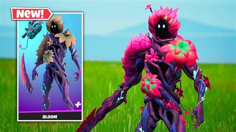 New Bloom Skin Gameplay In Fortnite Youtube