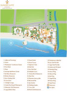 Sunscape Curacao Resort, Spa & Casino map - Travel resort maps