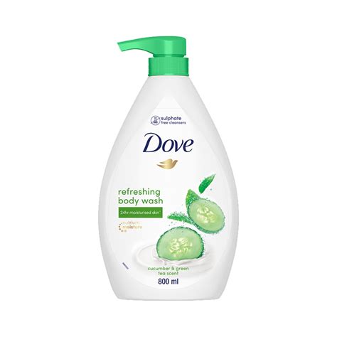 Buy Dove Refreshing Body Wash With Cucumber And Green Tea Scent 800ml