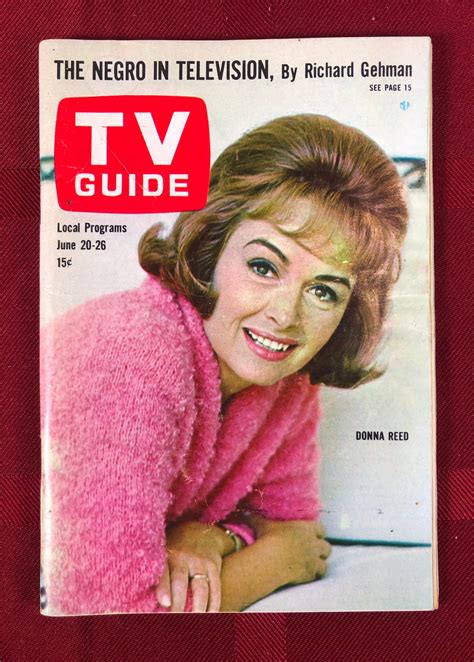 June 20 26 1964 Tv Guide Donna Reed On Cover Vol 12 Number 25 Issue 586 Lake Ontario Edition