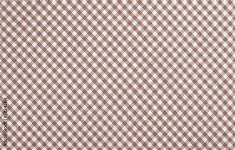 brown checkered fabric Stock Photo | Adobe Stock