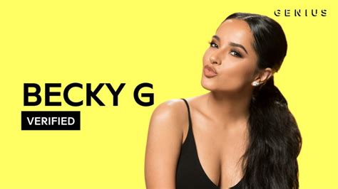 Becky G Breaks Down The Meaning Of "Mayores" | Genius