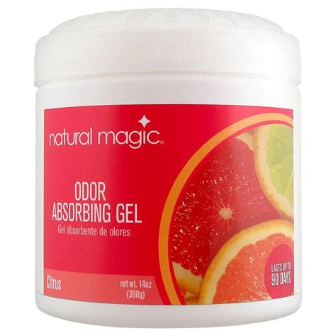 Natural Magic 14 Oz Citrus Odor Absorbing Gel 4119h The Home Depot