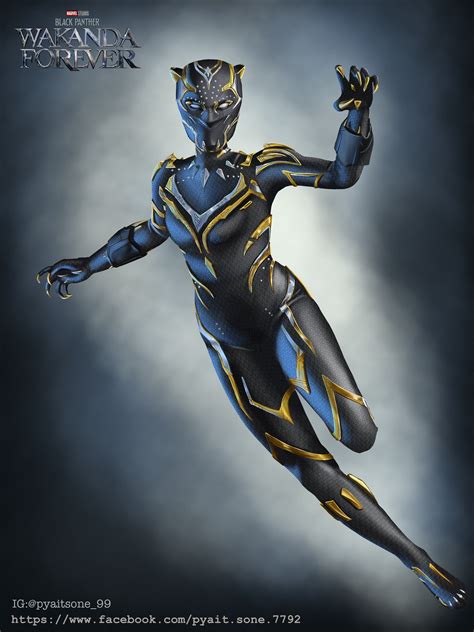 ArtStation - Fanart of Shuri Black Panther from Black Panther:Wakanda ...