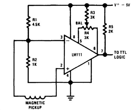 Detector De Passagem Por Zero Transdutor Magn Tico Cir