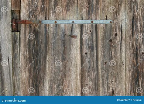 Rustic Weathered Barn Wood With A Piece Of Metal And Nails Stock Image Image Of Background