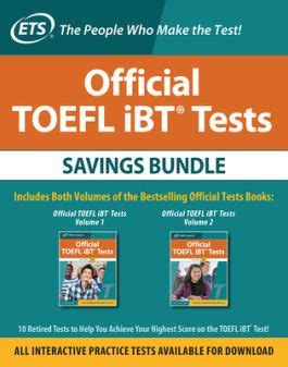 Official Toefl Ibt Tests Savings Bundle Third Edition