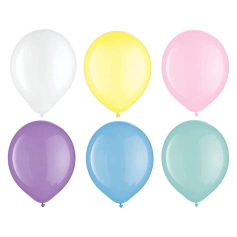 Shop Now Pearlized Pastel Assorted Latex Balloons 12in 15pcs Party