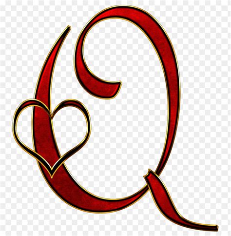 Valentine Capital Letter Q Png Transparent With Clear Background Id