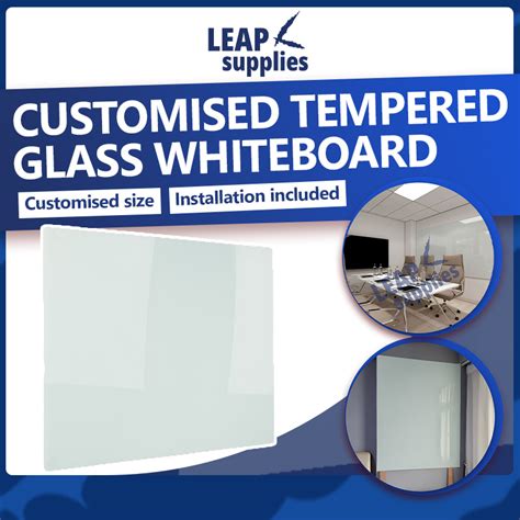 Customised Tempered Glass Whiteboard | LEAPsupplies Singapore