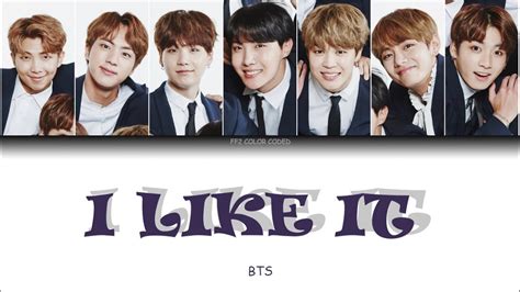 Bts 방탄소년단 I Like It 좋아요 Slow Jam Remix Color Coded Lyricsff2colorcoded Youtube