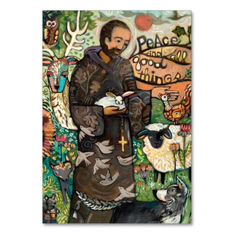 Saint Francis Prayer Card | Zazzle