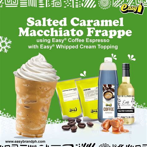 Salted Caramel Macchiato Frappe - Easy Brand