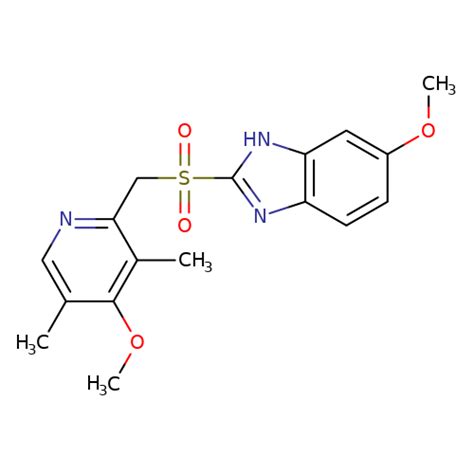 5 Methoxy 2 4 Methoxy 3 5 Dimethyl 2 Pyridinyl Methyl Sulfonyl 1H