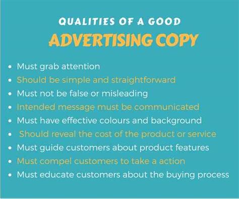 Advertising Copy Qualities Elements Evaluation Bbamantra