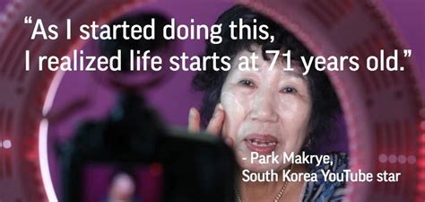 70 Year Old South Korean Youtuber Park Makrye Is Redefining Aging